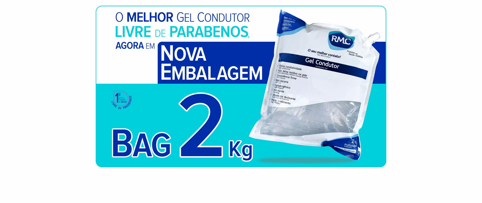 Bag 2 kg Gel Condutor RMC Incolor