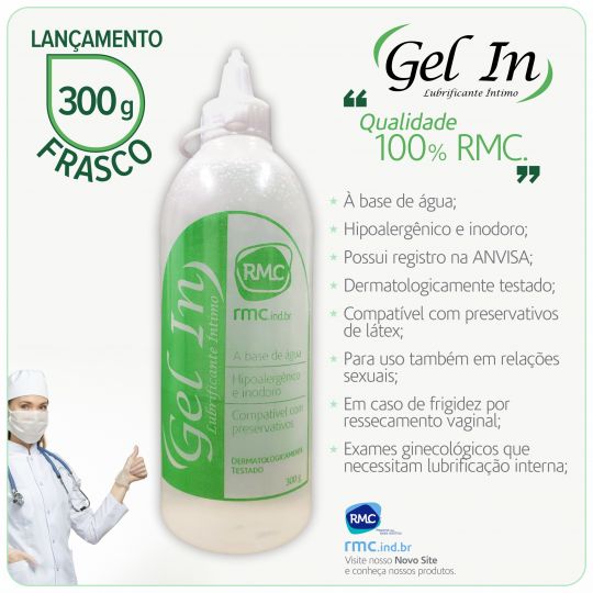 GEL IN - Lubrificante Íntimo. Agora também em FRASCO 300 g