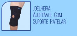 Joelheira Ajustável com Suporte Patelar