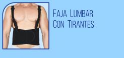 Faja Lumbar Con Tirantes