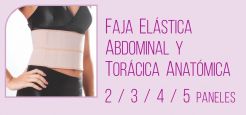 Faja Elástica Abdominal y Torácica Anatómica 