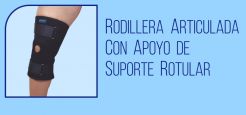 Rodillera Articulada con Apoyo de Soporte Rotular