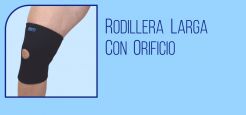 Rodillera Larga con Orificio