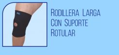 Rodillera Larga con Soporte Rotular