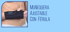 Muñequera Ajustable con Férula