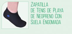 Zapatillas de Tenis de Playa de Neopreno con suela Engomada