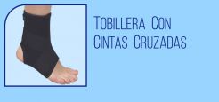 Tobillera con Cintas Cruzadas